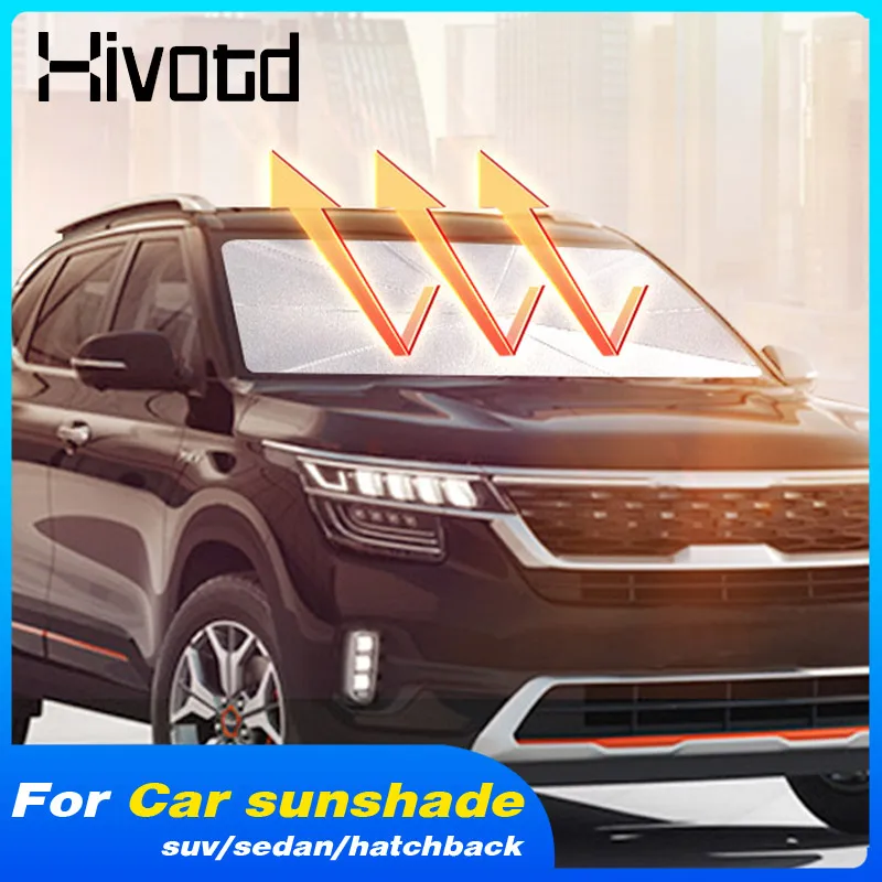 

Универсальный автомобильный солнцезащитный зонт для лобового стекла Автомобильный зонт для защиты от УФ-лучей Тип солнца Чехлы для стайлинга интерьера декоративные аксессуары продукт