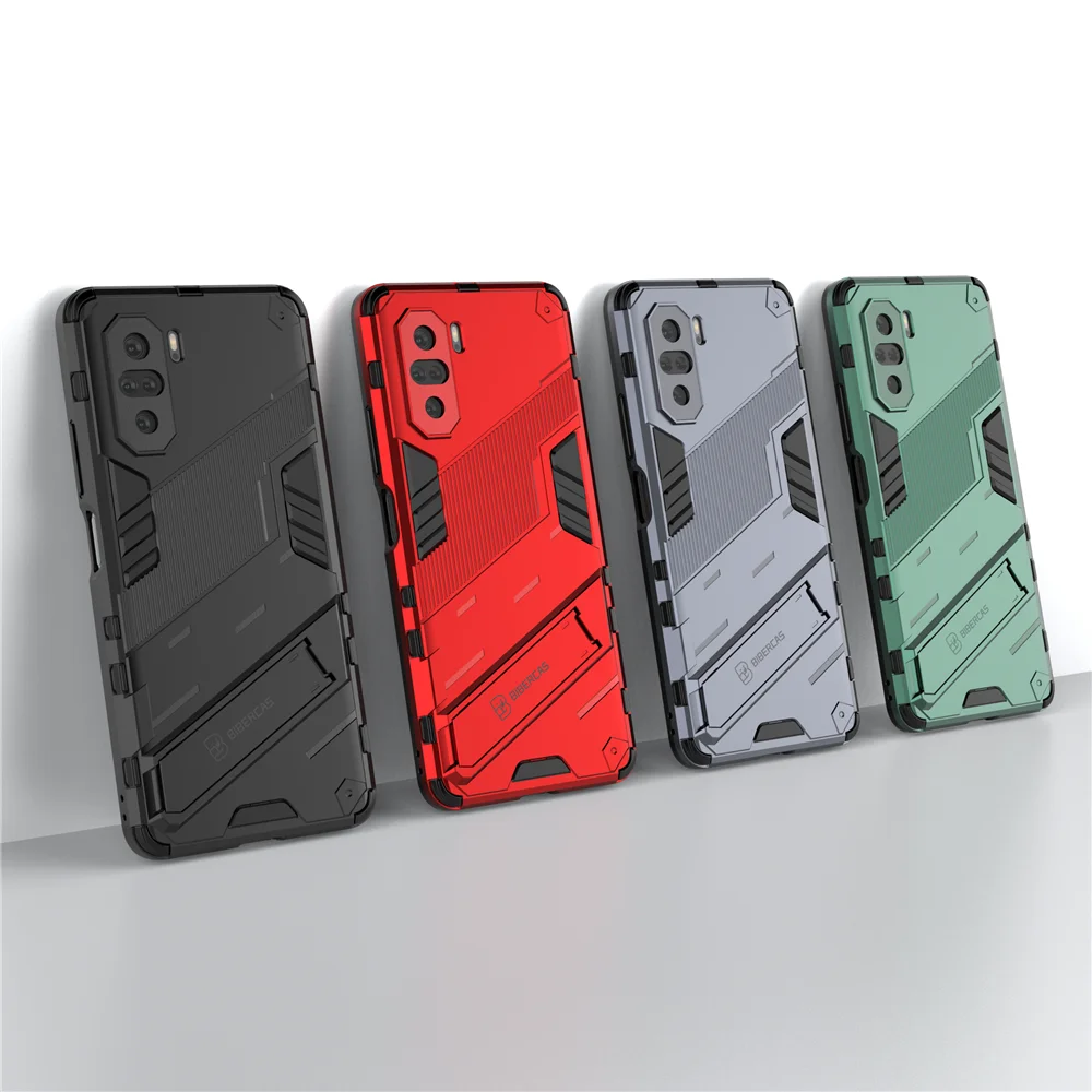 

POCO F3 Shockproof Phone Case for Redmi Note 10 Pro 5G 10S 9S 9 Pro 9T 9A Stand Phone back cover for Xiaomi POCO F3 F2 M3 X3 NFC