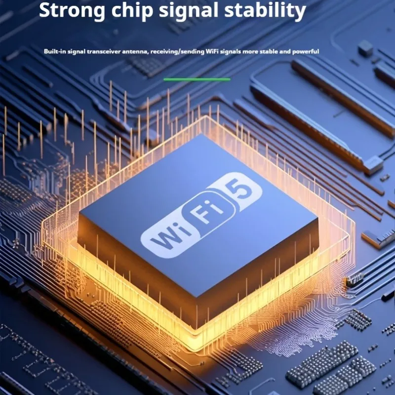 1200Mbps WiFi USB Adapter Dual Band 2.4G+5Ghz Network Cards USB3.0 High-Speed Wireless Card Receiver PC/Laptop