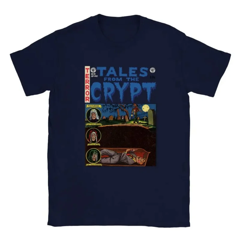

Tales From The Crypt Comic Tee Vintage Comics Shirt Halloween Tops Old Horror