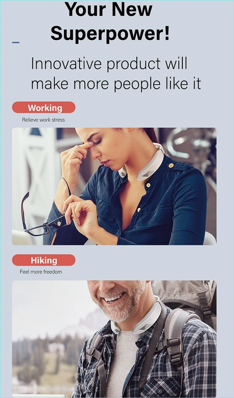 Hot Cold Compress Cervical Spine Multifunctional Massager Health Neck Protector Effective Pain Relief Smart_voghion.com