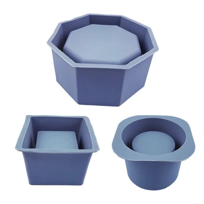 

DIY Silicone Concrete Flower Pot Mold Mould For Plant Decor Succulent Plants