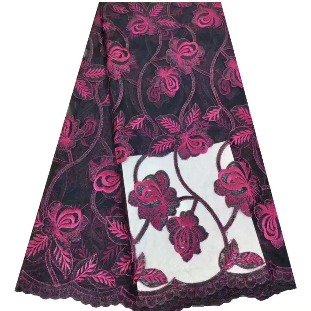 Latest Best Quality Delicate Very Soft Embroidered Tulle lace Fabric For Wedding Party Evening Dress U_GE3688