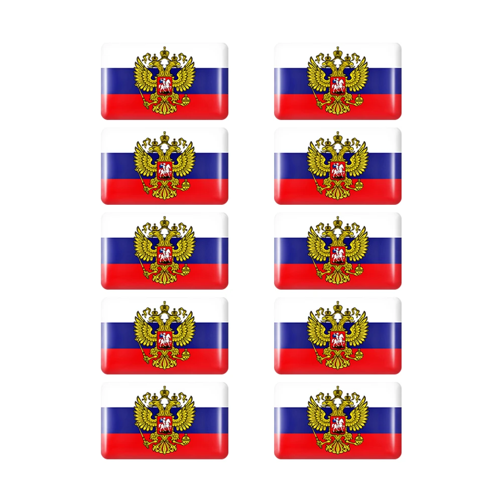 10pcs Epoxy Sweden Flags Sticker Car Interior Decoration Decal for VOLVO S40 S60 S80 S90 XC40 XC60 XC70 XC90 V40 V60 V70 Badge