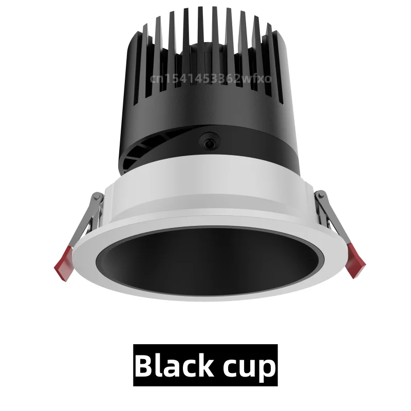 Description Picture 5 of itemDimmable AC85V-265V LED downlight Spotlights 5W7W10W12W18W20W24W30W Sky light embedded anti-glare indoor COB interior decoration