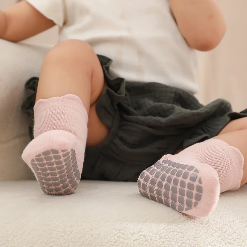 Spring Autumn Baby Boy Girls Socks With Rubber Cotton Cartoon Floor Anti-Slip Sport Children Boat Socks For Boys 0-5Year Cotton Socks Kids Socks Cartoon Socks Baby Socks Girls Socks