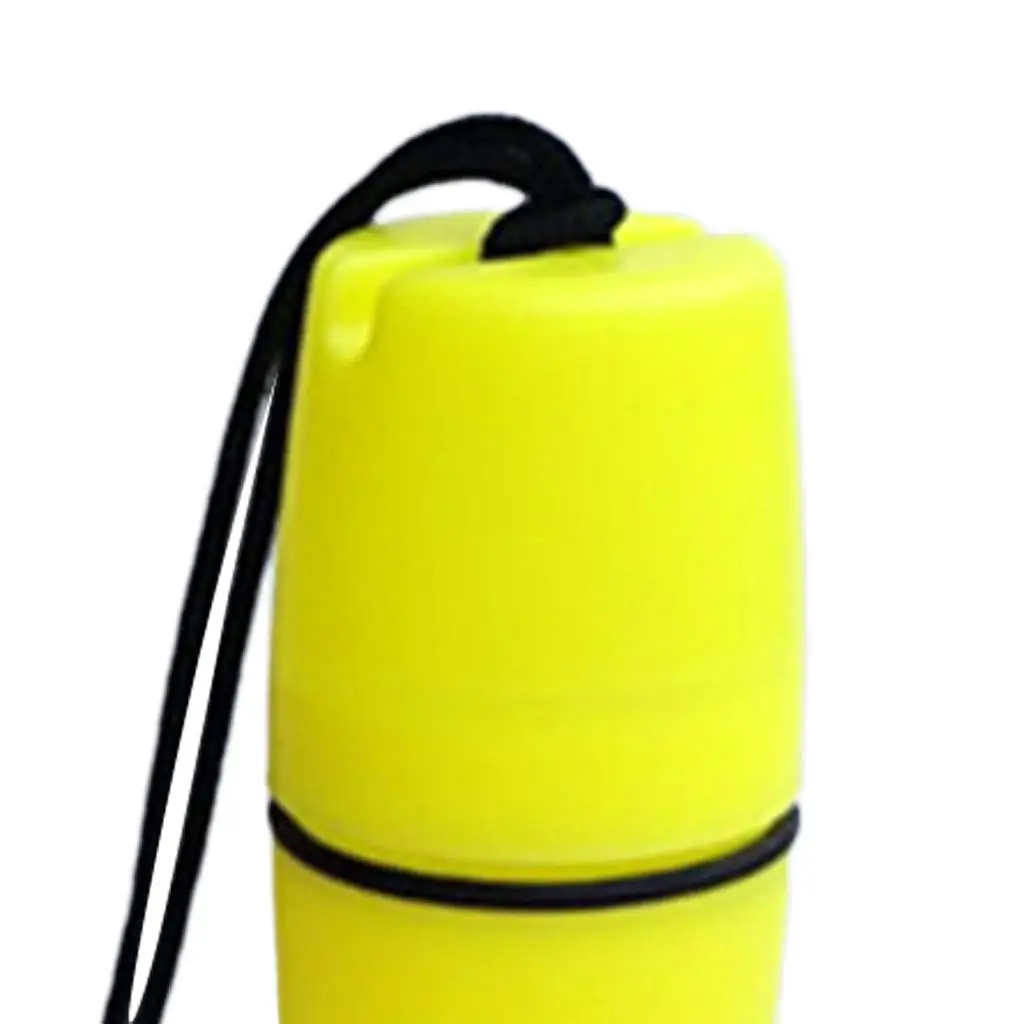 Waterproof diving storage box bottle with shape and hook for diving surfing