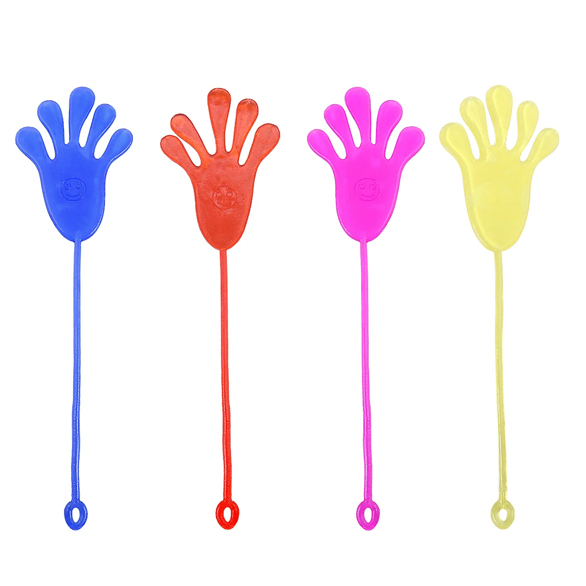 

TOYMYTOY 12pcs Climbing Palms Sticky Jelly Hands Toy