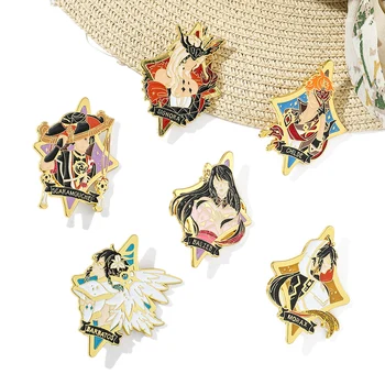 Game Genshin Impact Enamel Pin Brooch Metal Badges for Clothing Jewelry Anime Pins for Backpacks Accessories Gift for Friends 4