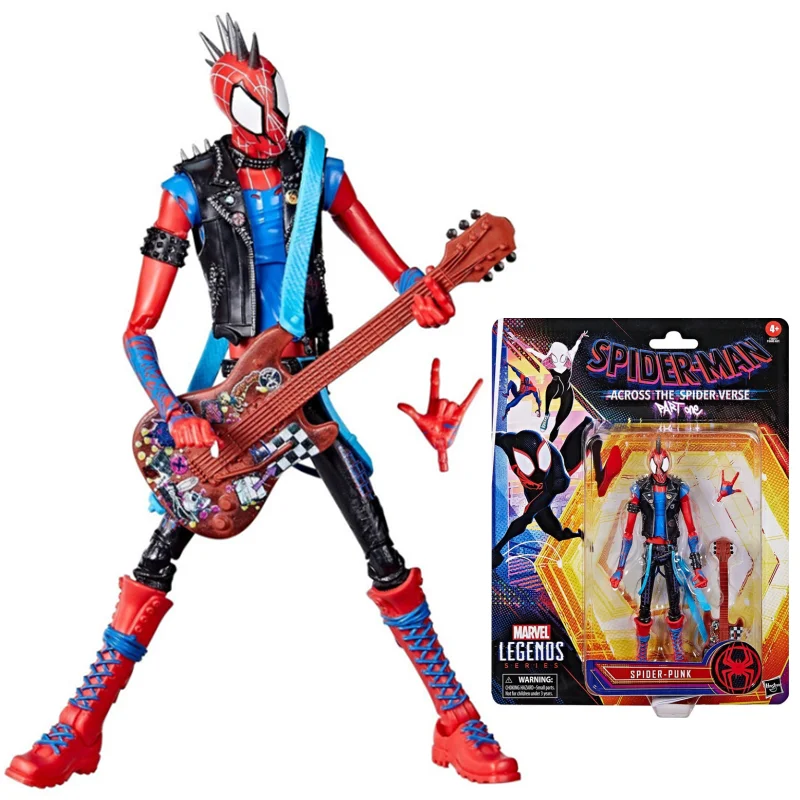 

В наличии оригинальная серия Marvel Legends Across The Spider Verse Spider Punk экшн-фигурка 6-дюймовая масштабная Коллекционная модель игрушка