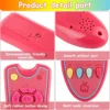 TV Remote Control Toy Music Mobile Baby Early Educational Toys Infant Electric Numbers English Learning Machine Gift For Newborn 3