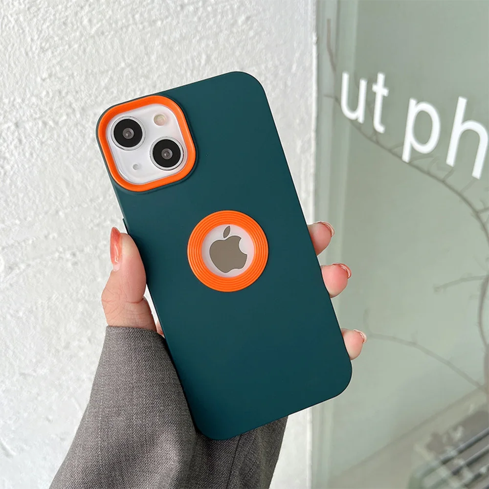 Fashionable Dual-Tone Shockproof Silicone Phone Case