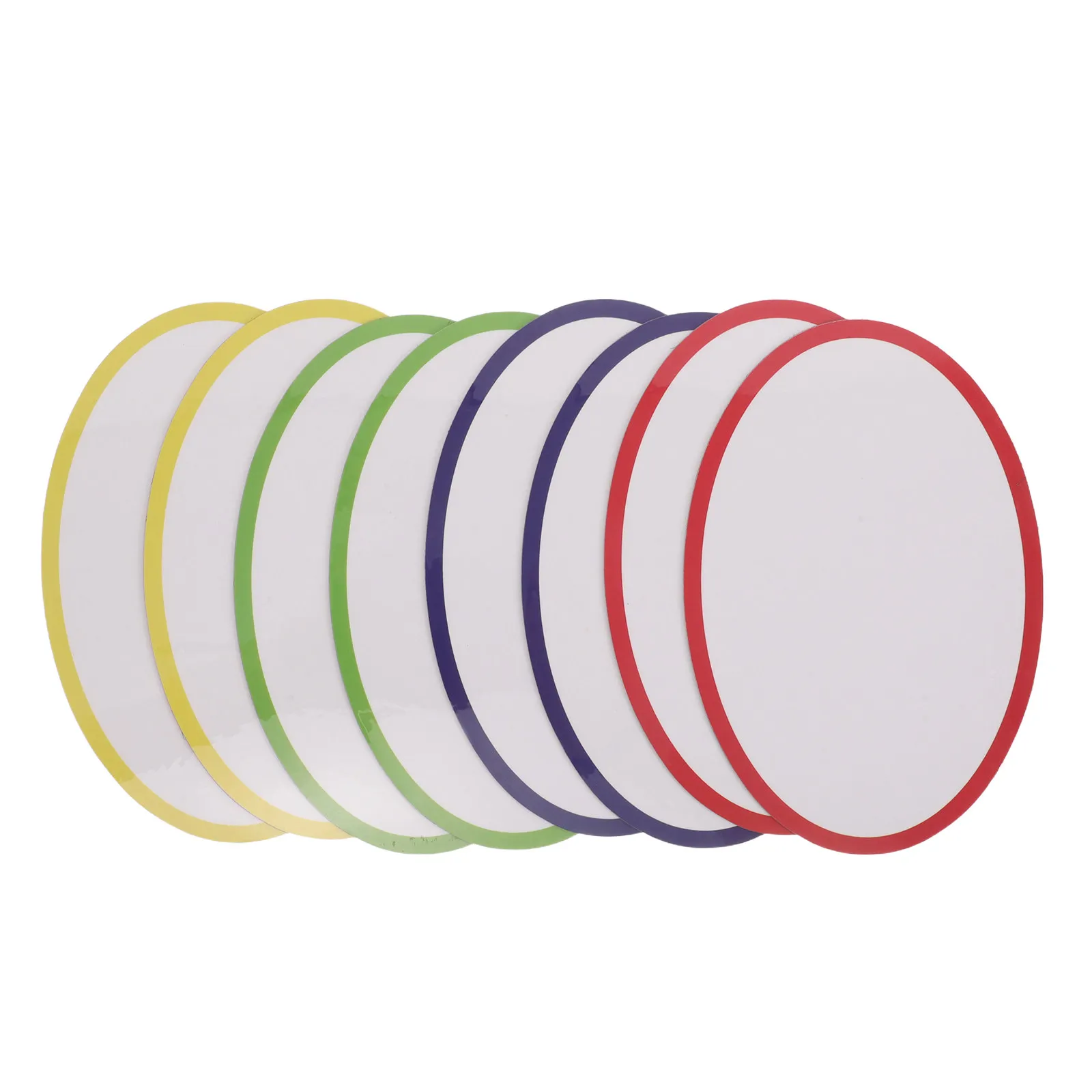8Pcs 재사용 가능한 자기 화이트보드 라벨 건식 지우기 이동식 교실 자석 쓰기 가능 5.8x4 선반 마킹 정리 스티커