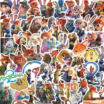 100 Pezzi Adesivi Animati Carini per Decorazione Fai-da-Te, per Telefono, Quaderno, Valigia, Laptop, Frigorifero, Graffiti, Adesivi Cartoon