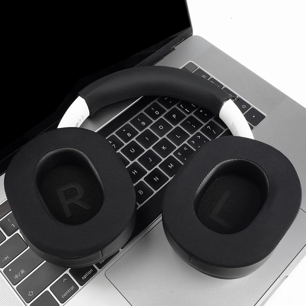 Earpads for baseus GH02 White Earphone pads Gaming Wireless replacement headphones Earmuffs Mesh cloth Memory Covers Sponge