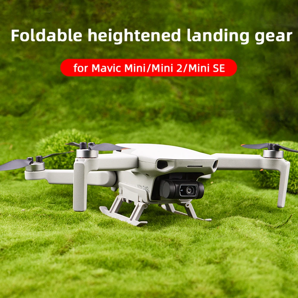 Drone Accessories Foldable Landing Gear Extended Height Leg Support Anti-scratch Bracket for DJI Mini SE/Mini 2/3/Mavic Mini Drone Accessories