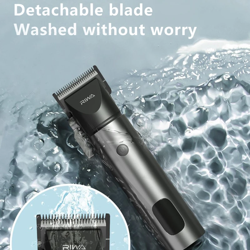 Riwa Hair Clipper Professional Barber hair Cutting Machine Man Husband Hair Trimmer Machine RE-6510 6