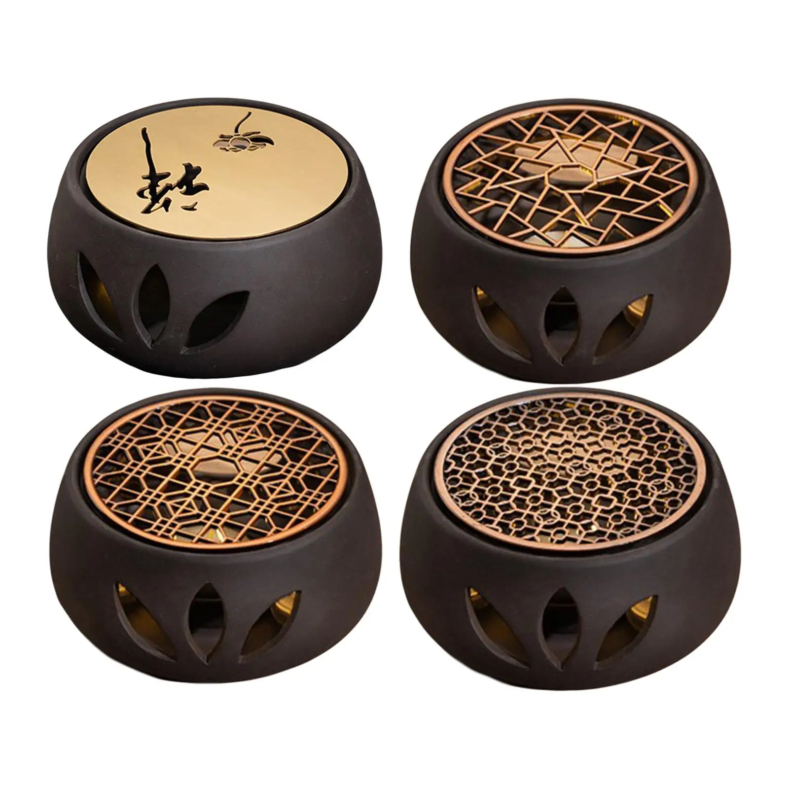 CeramicTeapotWarmerTeaWarmerwithTealightTrayCandleFurnace