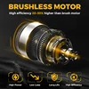 125mm Brushless Angle Grinder 3 Speeds Cordless Electric Grinding Machine for Polishing Power Tools Upgraded 4.0A LI-lon Battery 4