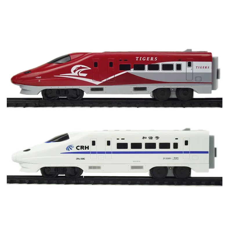 1:87 赤ユーロスター高速 EMU 列車モデルシミュレーション電気