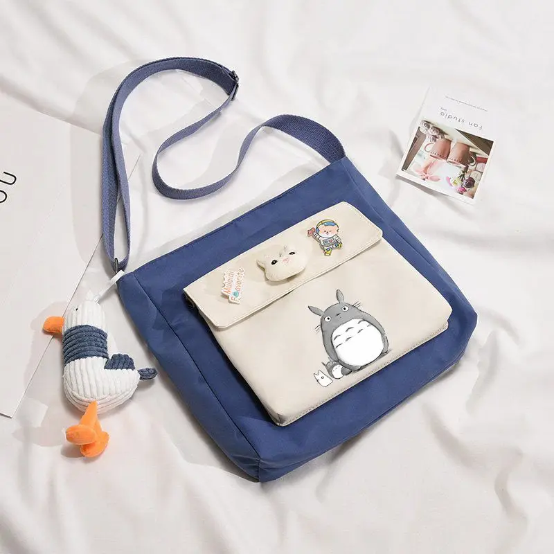 

Ghibli Totoro Preppy Style Cute Girl Canvas Bag Tote Bags Bags for Women Handbags Crossbody Bags Shoulder Bag Messenger Bag