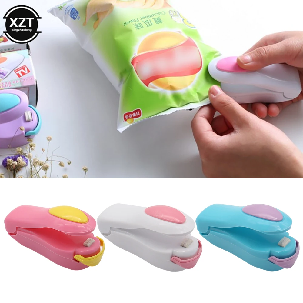 Kitchen Tool Mini Sealing Clip Portable Food Clip Heat Sealing Machine Sealer Home Snack Bag Sealer Kitchen Utensils Gadget Item
