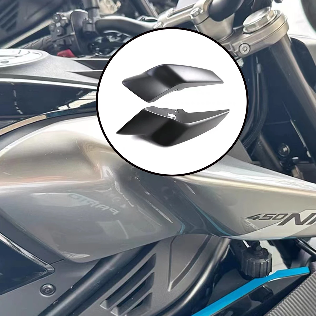 

Motorcycle shell original accessories 400-7 side plate guide cover fuel tank front cover FOR CFMOTO 450NK NK450 CF450