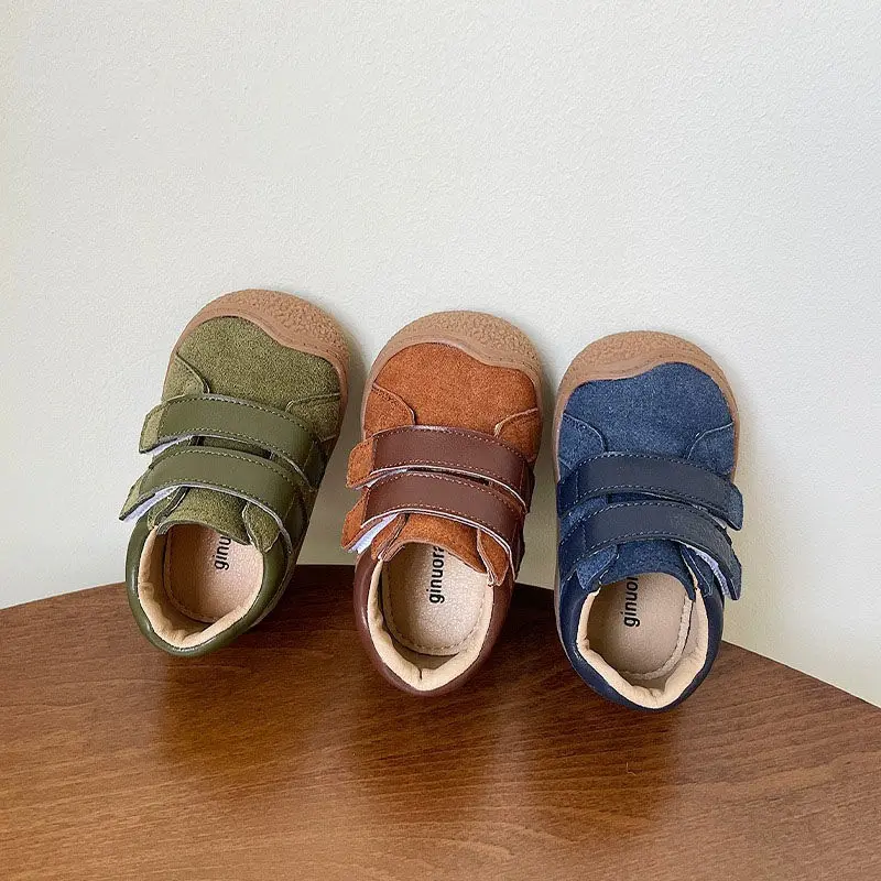 chaussure enfant pied large