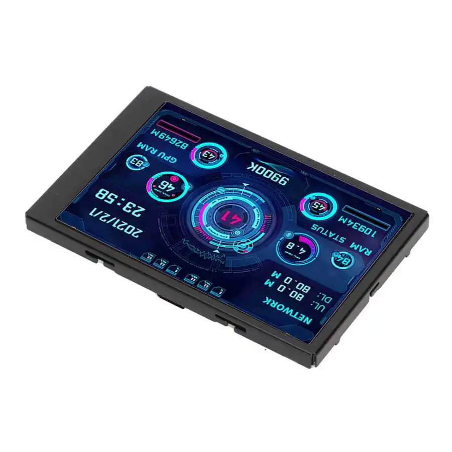 lcd screen on pc case free sample