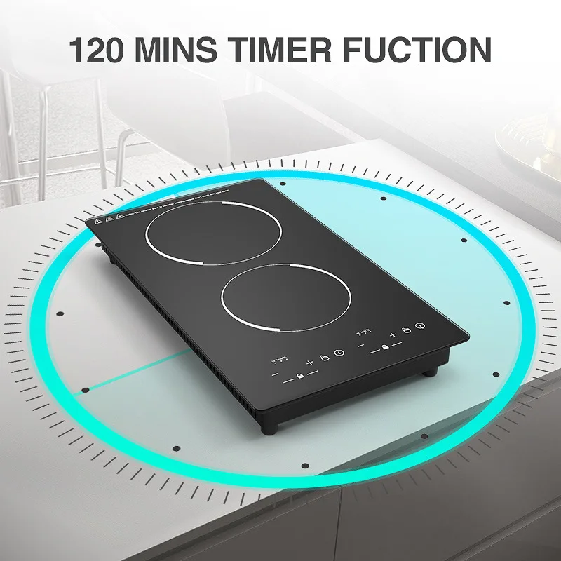 Description Picture 5 of itemDouble-ended Induction Cooker Intelligent High Power Fire Boiler Household Waterproof Electric Kitchen Burner Embedded Stove