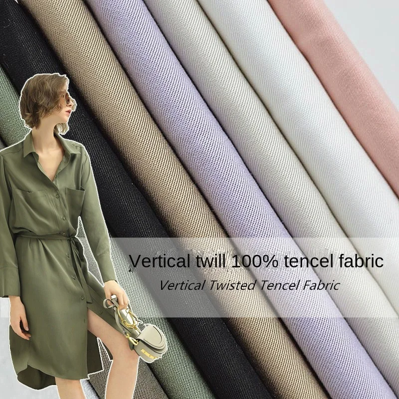 Washed Draping Twill Summer Handmade Diy Shirt Culottes Suit Fabric