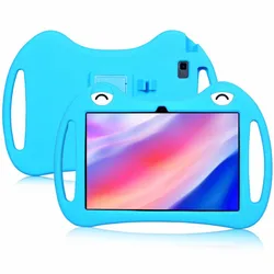 Cover in silicone shockproof portatile con kickstand, 10.1