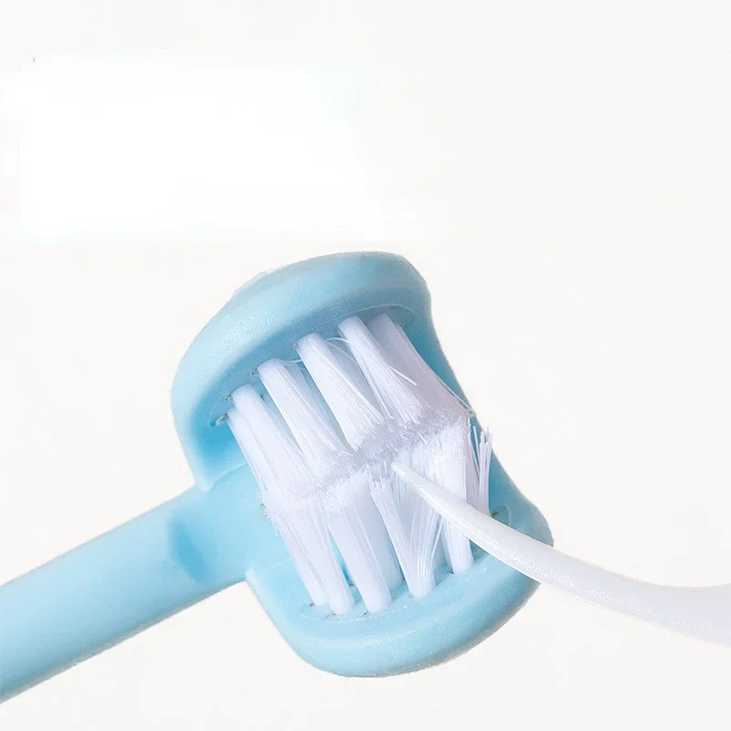 Three Side Soft Toothbrush Baby Oral Health Care Antiskid Handle Kids 360&deg; Clean Tooth Teeth Clean Brush Dental Care 3-12Y