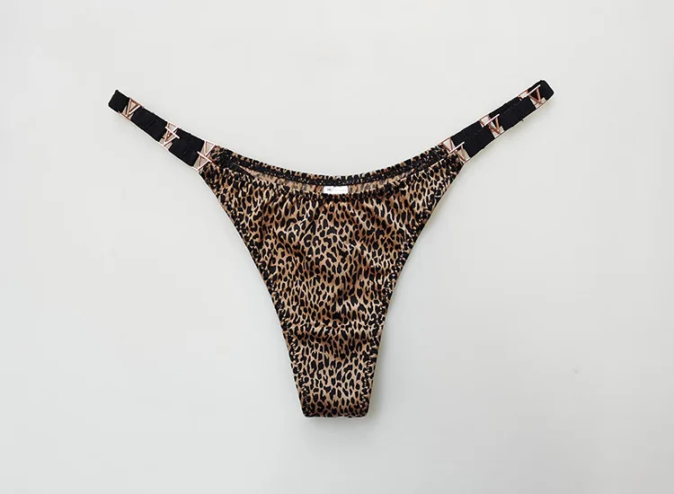 Nahtlose Sexy Tanga Frauen Unterwäsche Slips Höschen Zebra Blume Low Rise Luxus Metall Schnalle G String Bikini Mädchen Weibliche Höschen – Detail 27
