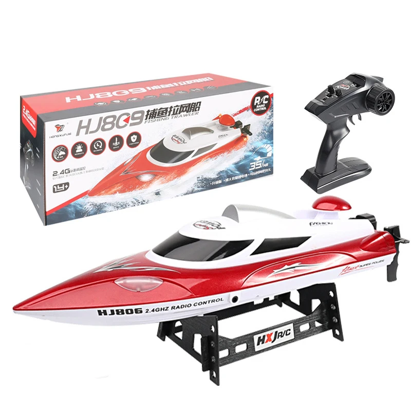 35 KM/H RC Boats High Speed Racing Boat Remote Control Ship Water Game Kids  Toys Children Gifts Pools Lakes Children Water Toys - AliExpress