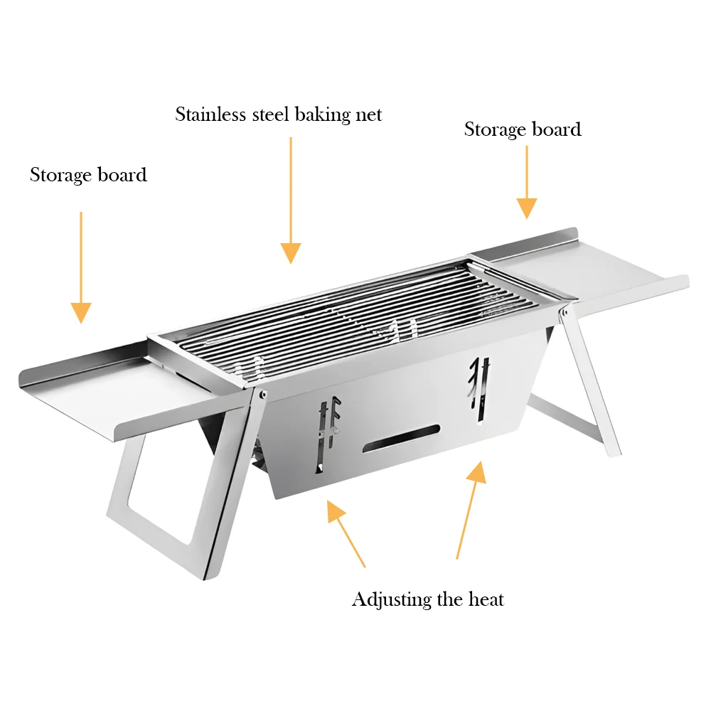Portable Stainless Steel Grill 3