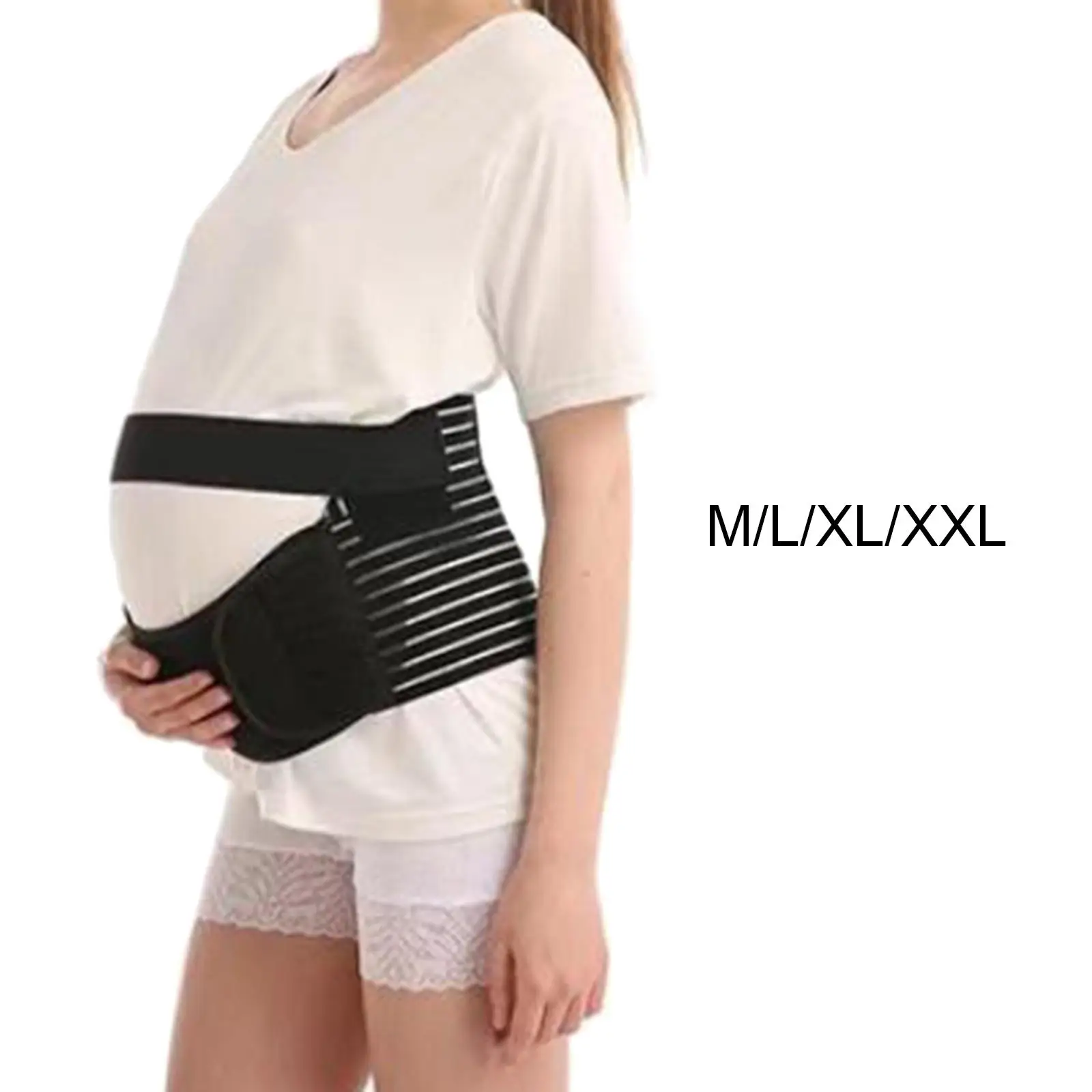 Maternity Belt Waist Back Abdomen Belly Band Black Comfortable Perfect Gift