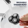 Sejoy 2 in 1 Electric Rotary Shavers 5W Razor Rechargeable Hair Trimmer Type-C 3D Floating Blade Washable Shaving Beard Machine 3