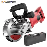 Wall Slotting Machine Electric Concrete Cutting Machine 220V Wall Groove Cutting Machine Dust-free Wall Chaser Machine 1