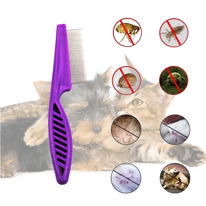 Detangling Comb Dogs Flea Remover Dog Comb Cats Flea Removes