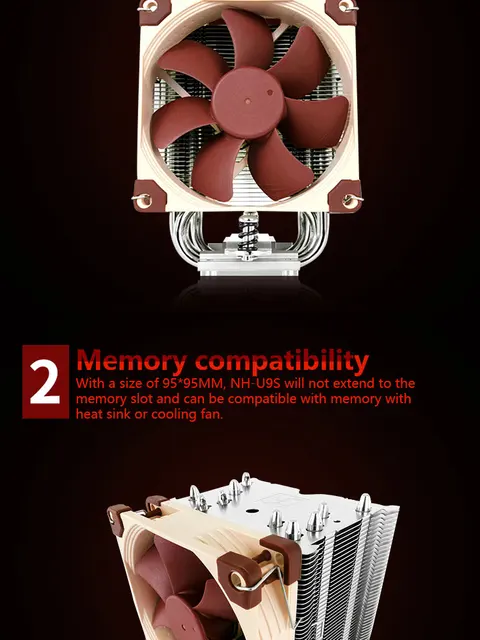 ▷ Noctua NH-U9S ventilateur, refroidisseur et radiateur