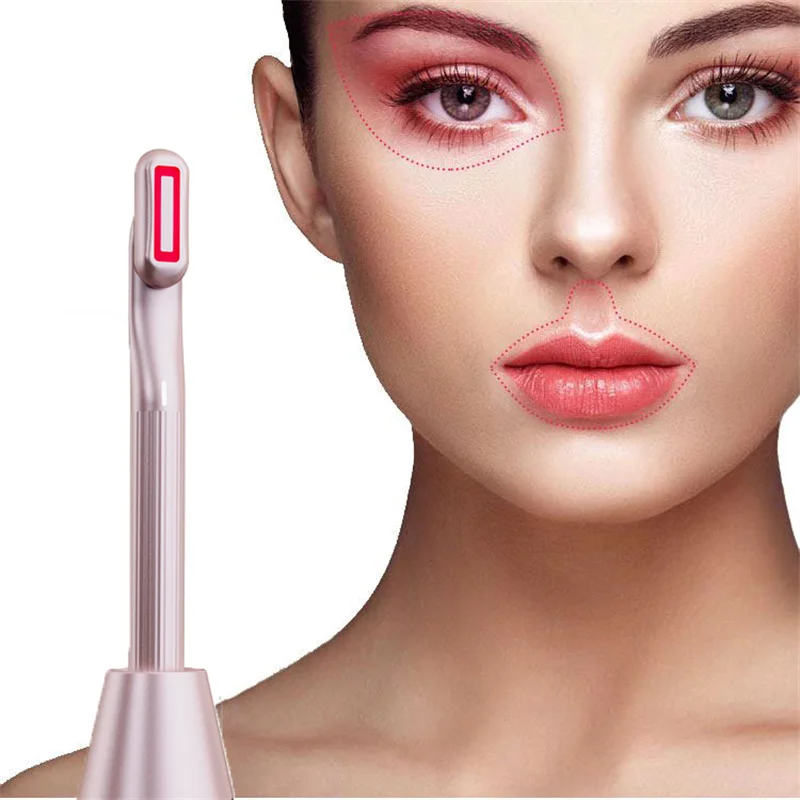 2022 New Beauty Care Eye Massage Wand EMS Anti Wrinkle Massager Pen Red Light Heat Compression 360 Degree Rotation Beauty Stick solar underground light led garden light compression outdoor road square brick lights