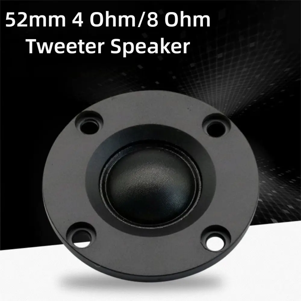 New Round Audio Speaker 4 Ohm/8 Ohm 10W-20W Tweeter Speakers 52MM Silk Membrane