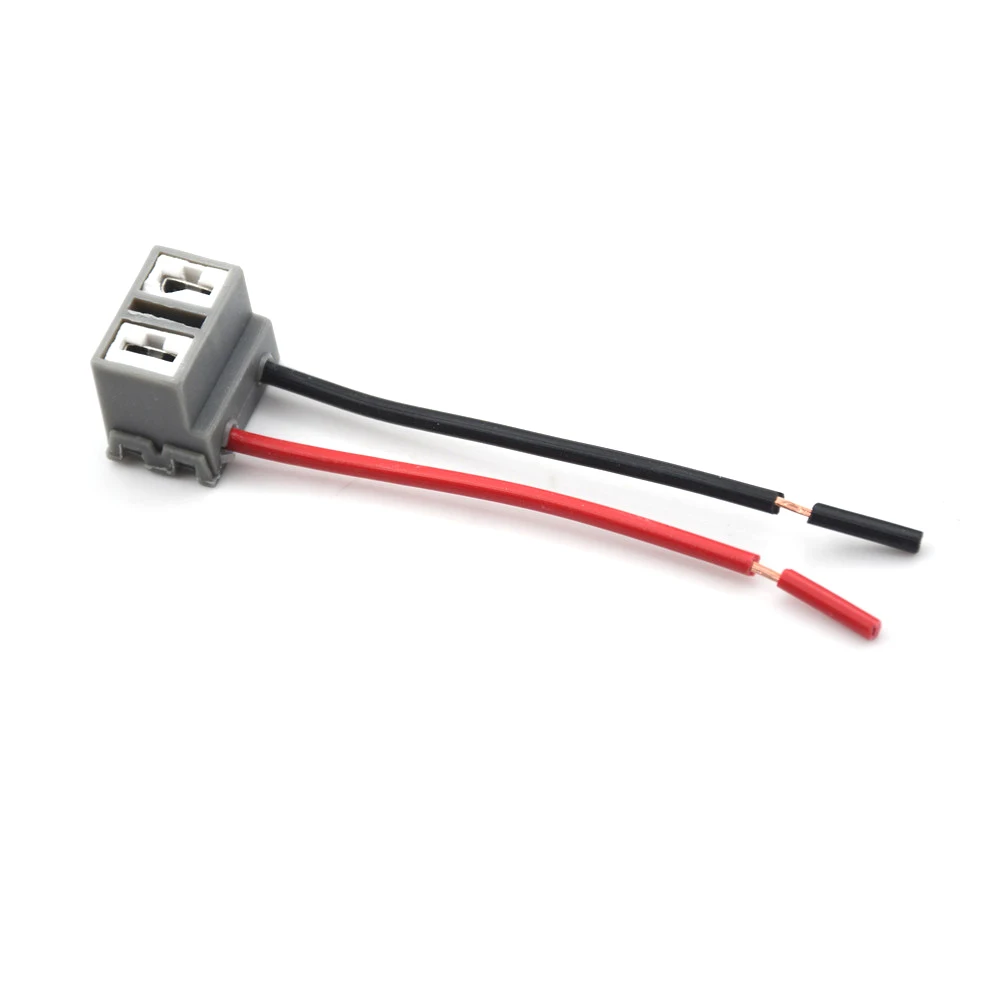 2pcs H7 automobile Connectors Adapters for HID car Lamp Wiring harness Car 2 Pin way Electrical Wire Connector Plug