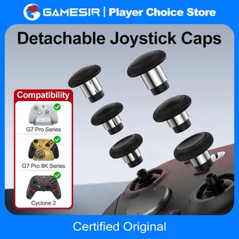 Copri Joystick GameSir per G7 Pro G7 Pro 8K Cyclone 2, Accessori per Gamepad, 3 Paia di Copri Personalizzati con Anello in Acciaio Liscio per il Controllo