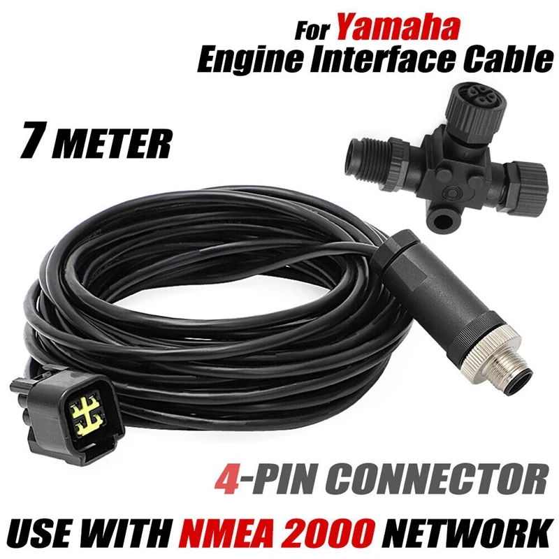 Per Lowrance & Simrad 000-0120-37 Cavo Di Interfaccia Motore Yamaha Nmea 2000 7M & T Accessori