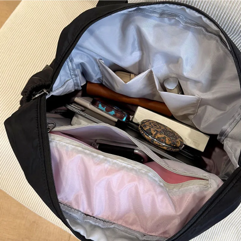 Zaini moda multifunzionali oversize per donna Borsa a tracolla con separazione asciutta e bagnata di grande capacità per sport in viaggio - immagine 5