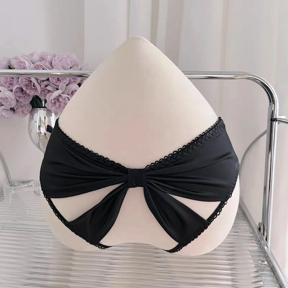 Women's Thong Sexy Women's Underwear With Large Butterfly Decoration Thong On The Back Lace Trim And Super Comfortable