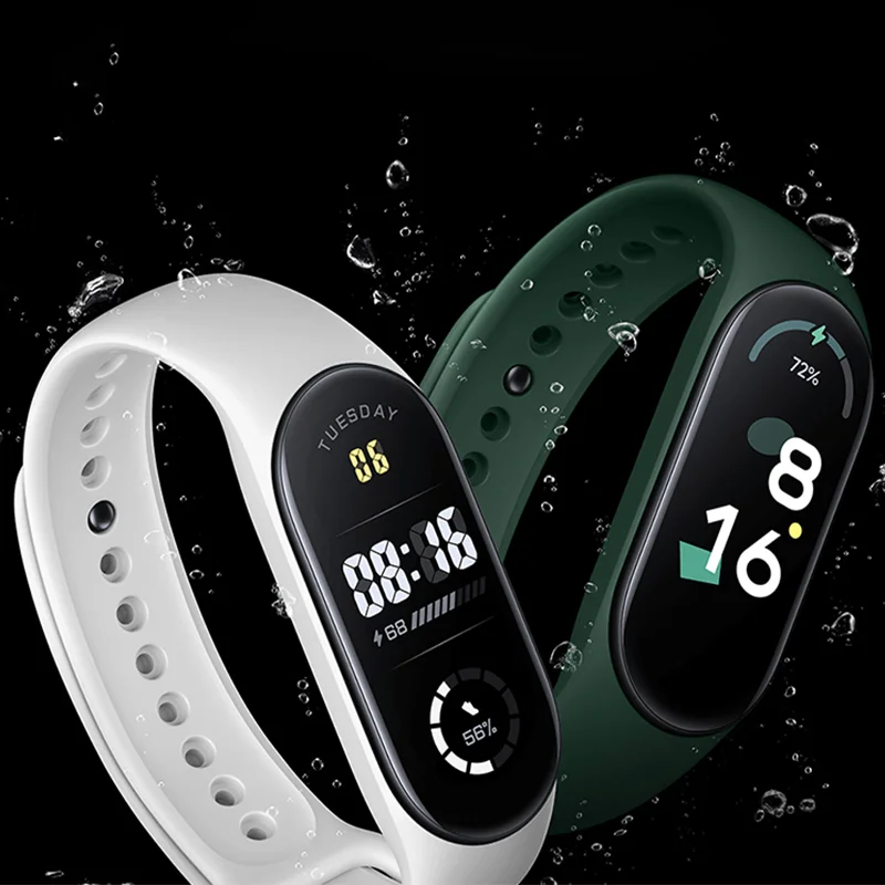 2PCS For MI Band 7 6 5 4 3 Silicone Bracelet Women Sport Correa Xiaomi Mi