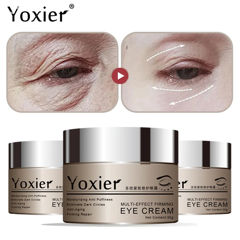 Yoxier Snail Eye Cream Peptide Collagen Serum Snail Essence Anti-Wrinkle Anti-Age Remover Dark Circles Eye Care 3PCS/LOT 3w clinic snail mucus gold peptide essence 150 мл 3 варианта